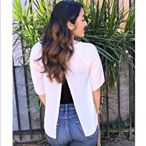 Open Back Blouse